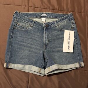 Amazon Essentials Women's Denim Shorts - Blue